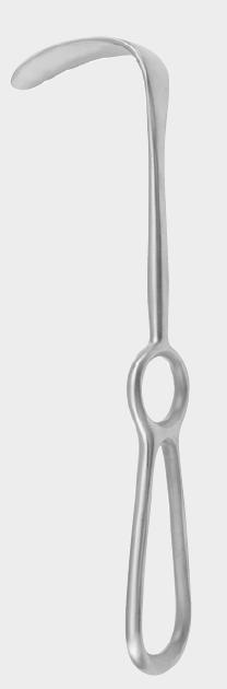 Ретрактор ЛАНГЕНБЕК (LANGENBECK), 21 см (cm), 60х20 мм (mm), овальний